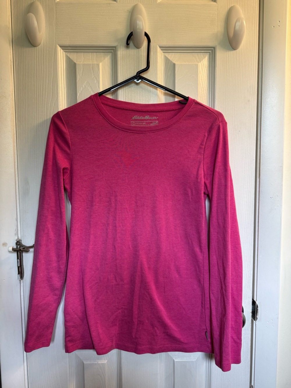 Eddie Bauer Hot Pink Long Sleeve Tee